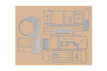 Volkswagen T5 2010-2015 Capace Panou Bord Aluminiu foto 8