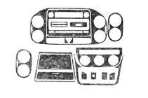 Volkswagen Golf Plus 2004-2014 Capace Panou Bord Carbon foto 3