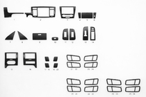 Chevrolet Epica 2006-2014 Accesorii interior (kit-1) Aluminiu foto 1