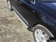 Audi Q7 2015–2026 Praguri Laterale Maya V2 (2 buc, Aluminiu) foto 2