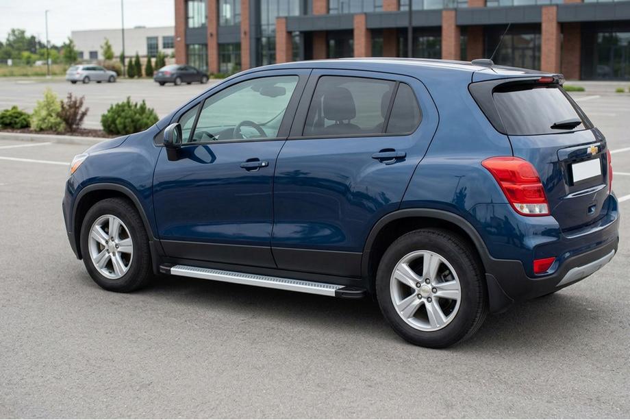Chevrolet Trax 2012-2023 Praguri Laterale Maya V2 (2 buc, Aluminiu) Image