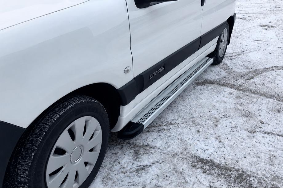 Citroen Berlingo 1996-2008 Praguri Laterale Maya V2 (2 buc, Aluminiu) Image