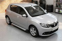 Dacia Sandero 2013-2020 Praguri Laterale Maya V2 (2 buc, Aluminiu) foto 1