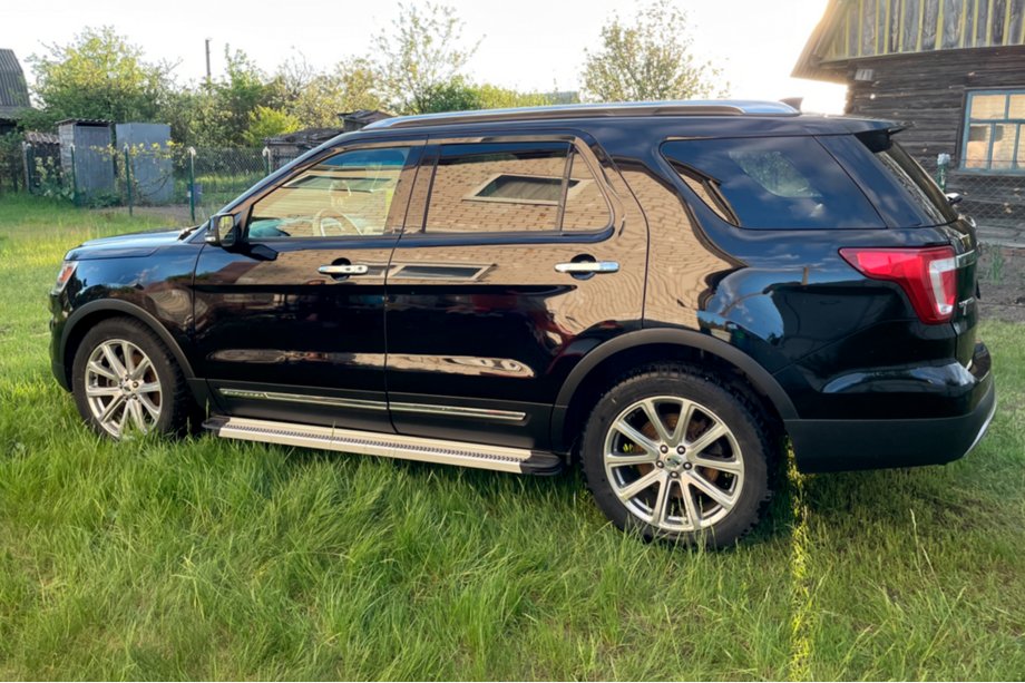 Ford Explorer 2011-2019 Praguri Laterale Maya V2 (2 buc, Aluminiu) Image