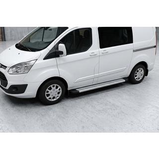 Praguri Laterale Maya V2 (2 buc, Aluminiu) Ford Custom 2013-2022 foto 1