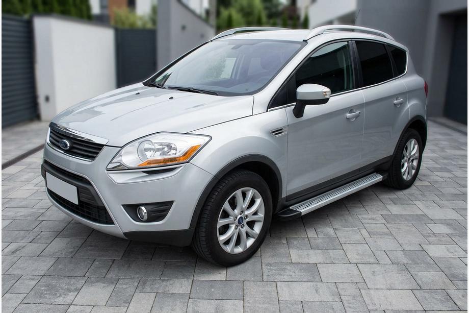 Ford Kuga 2008-2013 Praguri Laterale Maya V2 (2 buc, Aluminiu) Image