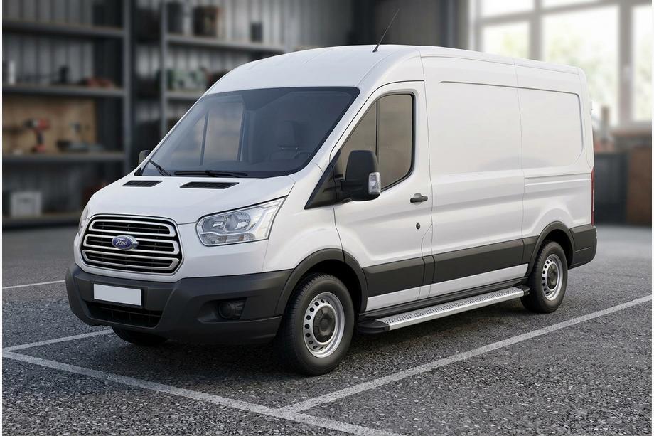 Ford Transit 2014- Praguri Laterale Maya V2 (2 buc, Aluminiu) Image