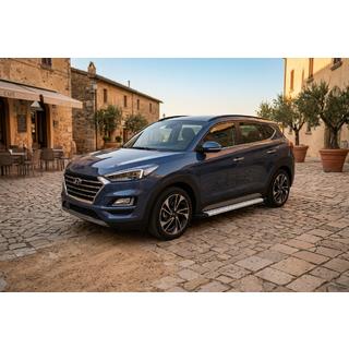 Praguri Laterale Maya V2 (2 buc, Aluminiu) Hyundai Tucson TL 2016-2021 foto 1