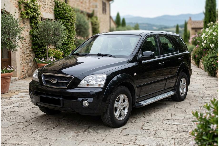 Kia Sorento I BL 2002-2009 Praguri Laterale Maya V2 (2 buc, Aluminiu) Image