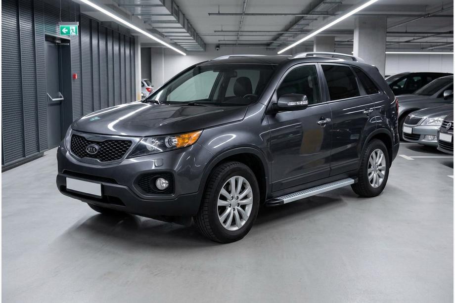 Kia Sorento II XM 2009-2014 Praguri Laterale Maya V2 (2 buc, Aluminiu) Image
