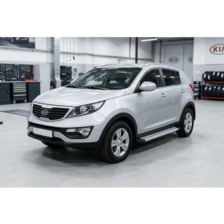 Praguri Laterale Maya V2 (2 buc, Aluminiu) Kia Sportage 2010-2015 foto 1