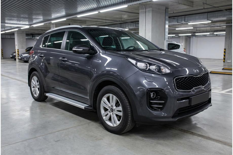 Kia Sportage 2015-2021 Praguri Laterale Maya V2 (2 buc, Aluminiu) Image