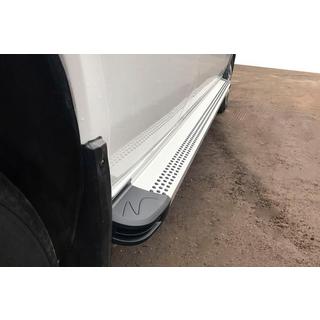 Praguri Laterale Maya V2 (2 buc, Aluminiu) Mercedes Sprinter W901/902/903/904/905 1995–2006 foto 1