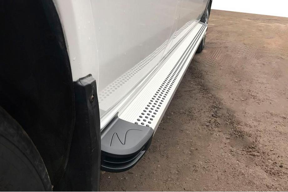 Mercedes Sprinter W901/902/903/904/905 1995–2006 Praguri Laterale Maya V2 (2 buc, Aluminiu) Image