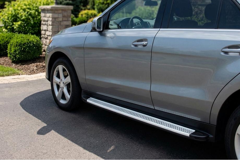 Mercedes GLE/ML class W166 2011-2018 Praguri Laterale Maya V2 (2 buc, Aluminiu) Image