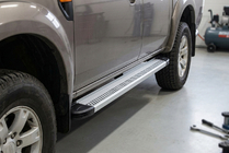 Mazda BT-50 2007-2012 Praguri Laterale Maya V2 (2 buc, Aluminiu) foto 1
