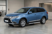 Mitsubishi Outlander 2012-2021 Praguri Laterale Maya V2 (2 buc, Aluminiu) foto 1
