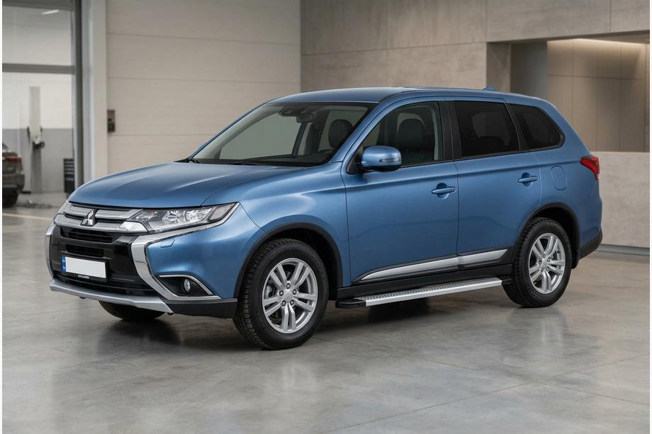 Mitsubishi Outlander 2012-2021 Praguri Laterale Maya V2 (2 buc, Aluminiu) Image