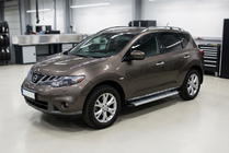 Nissan Murano 2008-2014 Praguri Laterale Maya V2 (2 buc, Aluminiu) foto 1