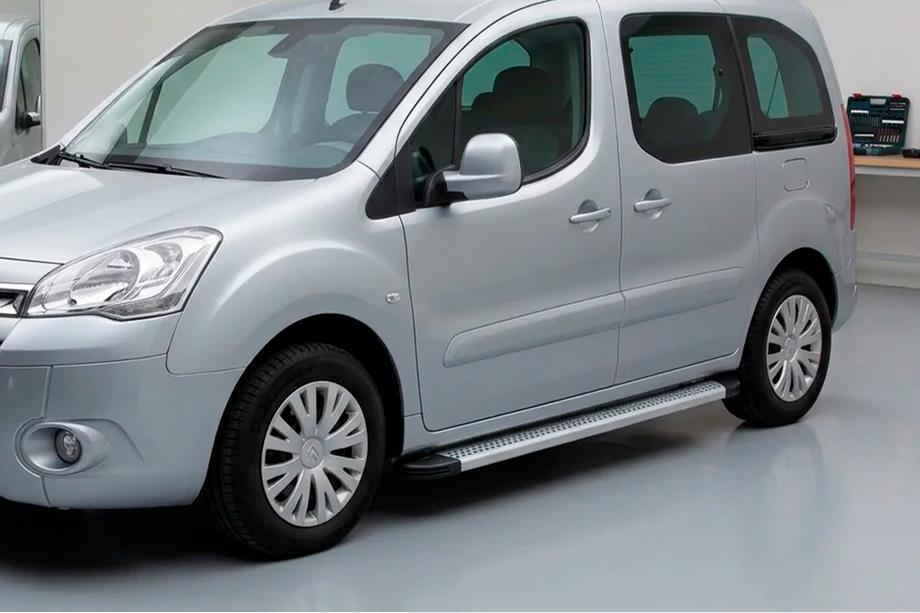 Peugeot Partner Tepee 2008-2018 Praguri Laterale Maya V2 (2 buc, Aluminiu) Image