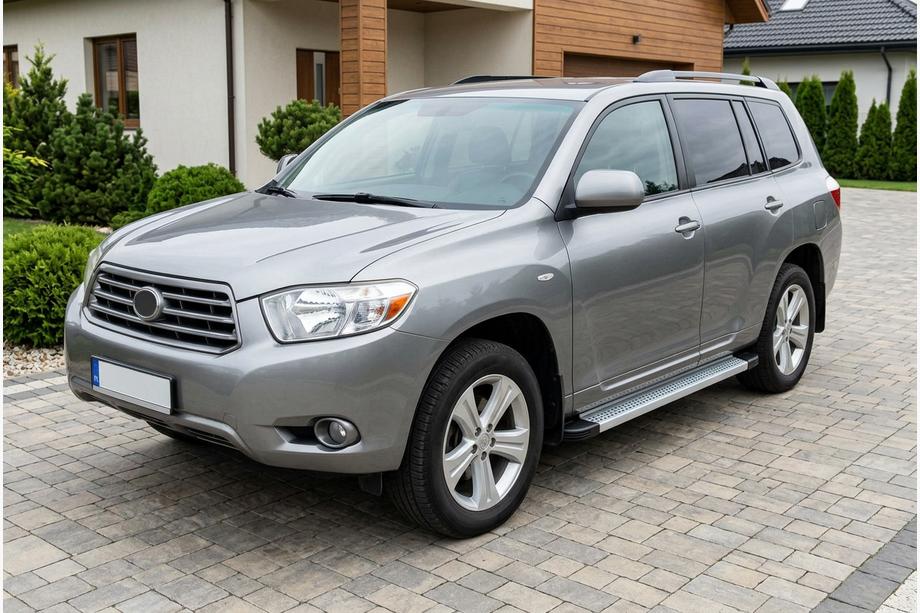 Toyota Highlander 2008-2013 Praguri Laterale Maya V2 (2 buc, Aluminiu) Image