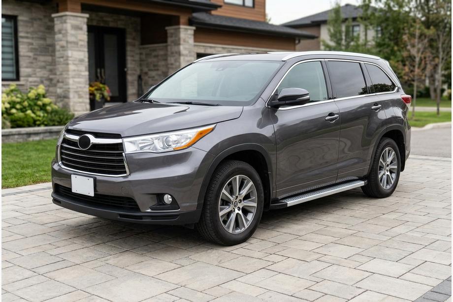 Toyota Highlander 2013-2019 Praguri Laterale Maya V2 (2 buc, Aluminiu) Image