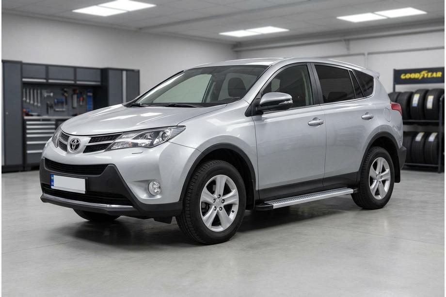 Toyota Rav 4 2013-2018 Praguri Laterale Maya V2 (2 buc, Aluminiu) Image