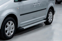 Volkswagen Caddy 2010-2015 Praguri Laterale Maya V2 (2 buc, Aluminiu) foto 1