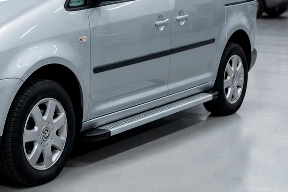 Volkswagen Caddy 2010-2015 Praguri Laterale Maya V2 (2 buc, Aluminiu) Image