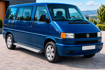 Volkswagen T4 Caravelle/Multivan 1990–2003 Praguri Laterale Maya V2 (2 buc, Aluminiu) foto 1