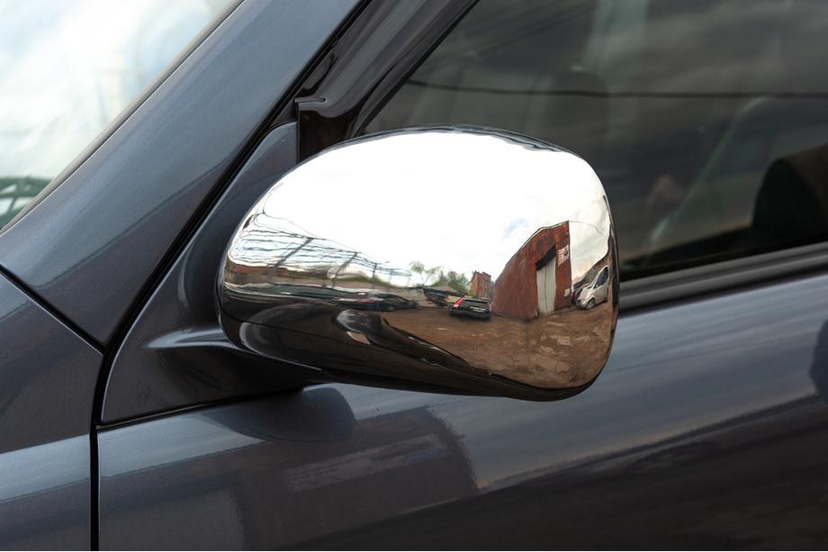 Toyota Land Cruiser Prado 120 2002-2009 Capace Oglinzi (2 buc, Otel Inoxidabil) Foto 6