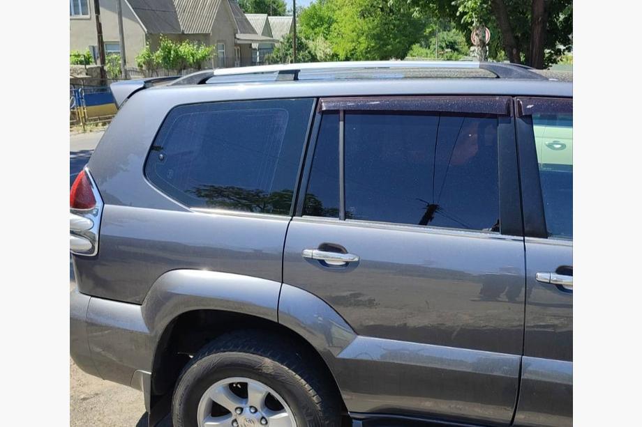 Toyota Land Cruiser Prado 120 2002-2009 Bare longitudinale Crom turcesti Picioare din plastic Image