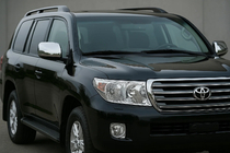 Toyota Land Cruiser 200 2007-2021 Capace Oglinzi 2008-2012 (2 buc, Otel Inoxidabil) foto 1