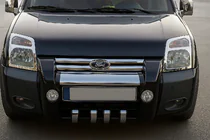 Ford Connect 2002–2006 Capace Faruri Cromate (2 buc, Otel Inoxidabil) foto 1