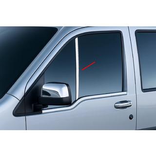 Molduri verticale inox pentru geam lateral fix (2 buc) foto 1