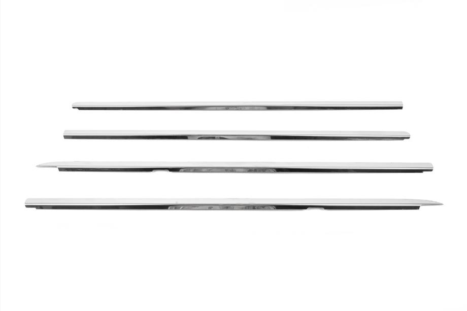 Volkswagen Golf 4 1997-2006 Ornamente exterioare geamuri inox (4 buc) Carmos - Otel Inoxidabil Turcesc Foto 2