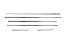Volkswagen Passat B5 1997-2005 Ornamente exterioare geamuri inox (4 buc) Carmos - Otel Inoxidabil Turcesc foto 2