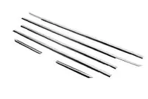 Volkswagen Passat B5 1997-2005 Ornamente exterioare geamuri inox (4 buc) Carmos - Otel Inoxidabil Turcesc foto 3