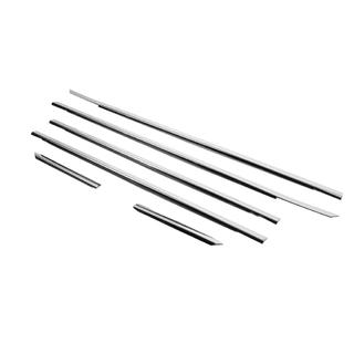 Ornamente exterioare geamuri inox (4 buc) Volkswagen Passat B5 1997-2005 foto 3