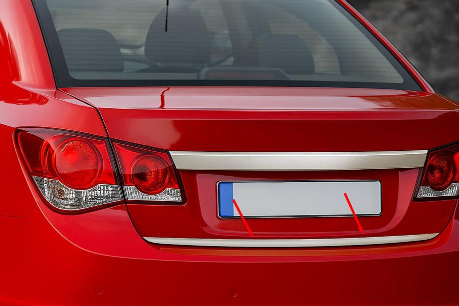 Chevrolet Cruze 2009–2015 Protectie prag portbagaj inox HB, Carmos - Otel Turcesc Foto 2