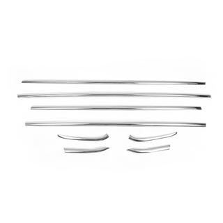 Ornamente geam inox (8 buc) Ford Fiesta 2008-2017 foto 2