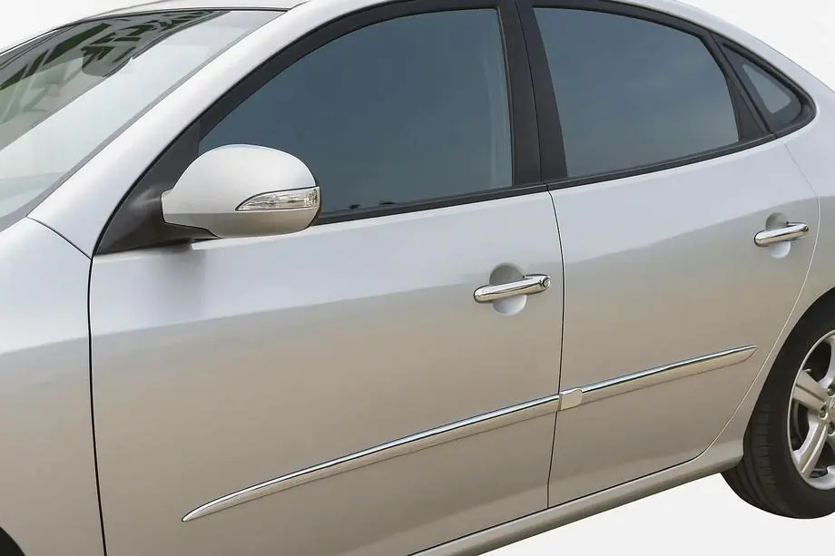 Hyundai Elantra (HD) 2006-2011 Capace Manere Cromate (4 buc, Otel Inoxidabil) Image