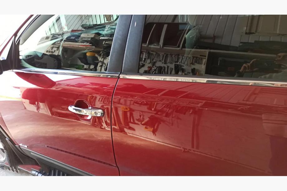 Kia Sorento II XM 2009-2014 Ornamente Geamuri (6 buc, Otel Inoxidabil) OmsaLine - Otel Inoxidabil Italian Foto 3