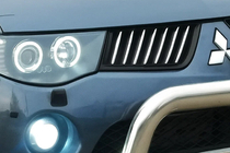 Mitsubishi L200 2006-2015 Capace Grila Cromate (14 buc, Otel Inoxidabil) foto 1