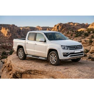 Praguri Laterale Tayga V2 (2 buc, Aluminiu) Volkswagen Amarok 2010-2022 foto 1