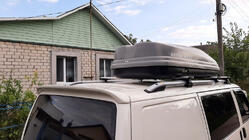 Volkswagen T4 Transporter 1990-2003 Bare longitudinale Skyport (gri mat) foto 4
