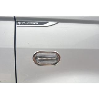 Capace Cromate Semnalizari OmsaLine (2 buc, Otel Inoxidabil) Volkswagen T5 2010-2015 foto 4