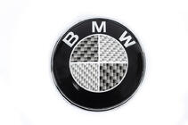 BMW 5 Series E34 1988-1995 Emblema carbon, Turcia (82mm) foto 3