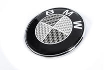BMW 5 Series E34 1988-1995 Emblema carbon, Turcia (82mm) foto 1