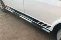 Volkswagen T5 2010-2015 Tevi Laterale (2 buc, Otel Inoxidabil) foto 9